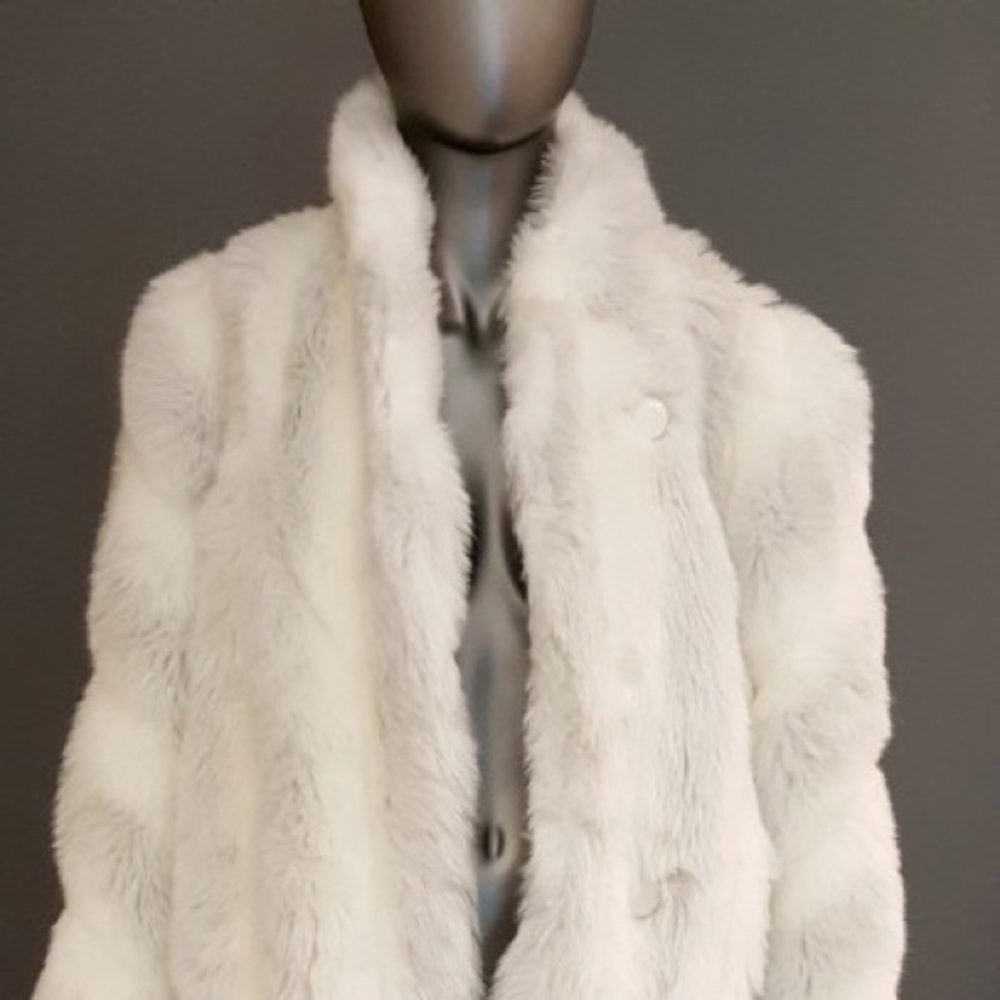 FAUX FUR COAT JACKET BURNING MAN FESTIVAL UNISEX